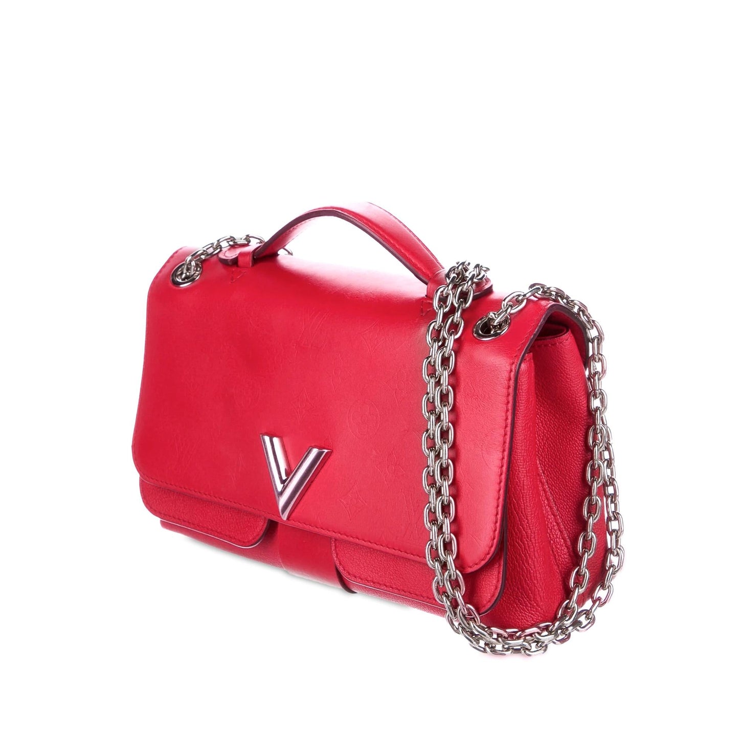 Louis Vuitton Monogram Cuir Plume Ecume Very Chain Bag (SHG-5zpy7Q)