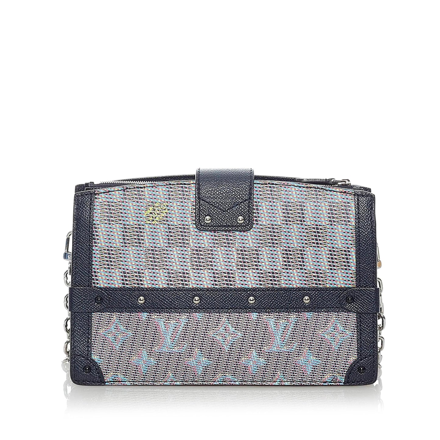 Louis Vuitton Monogram Damier Pop Trunk Clutch (SHG-Mp4tRj)