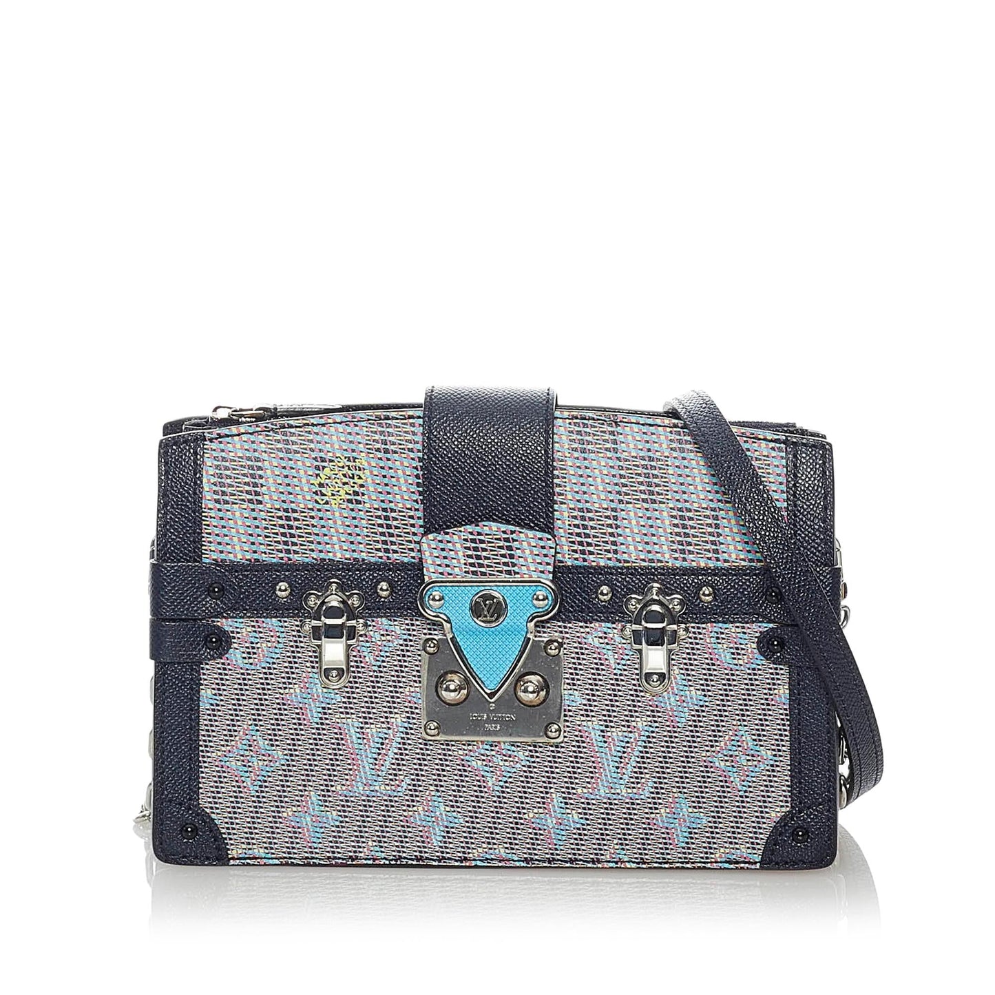 Louis Vuitton Monogram Damier Pop Trunk Clutch