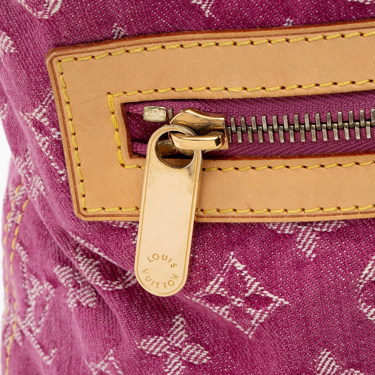 Louis Vuitton Monogram Denim Baggy GM Shoulder Bag (SHF-7nAZFi)