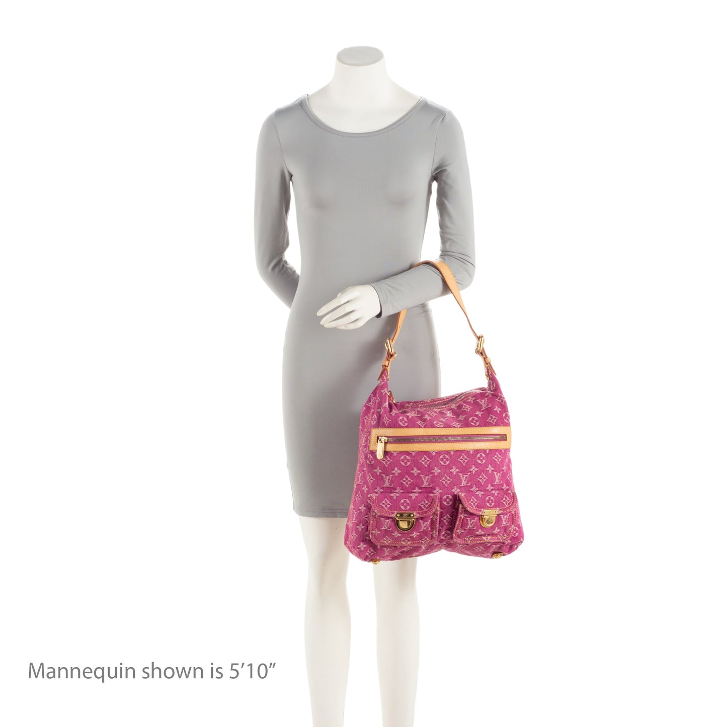 Louis Vuitton Monogram Denim Baggy GM Shoulder Bag (SHF-7nAZFi)