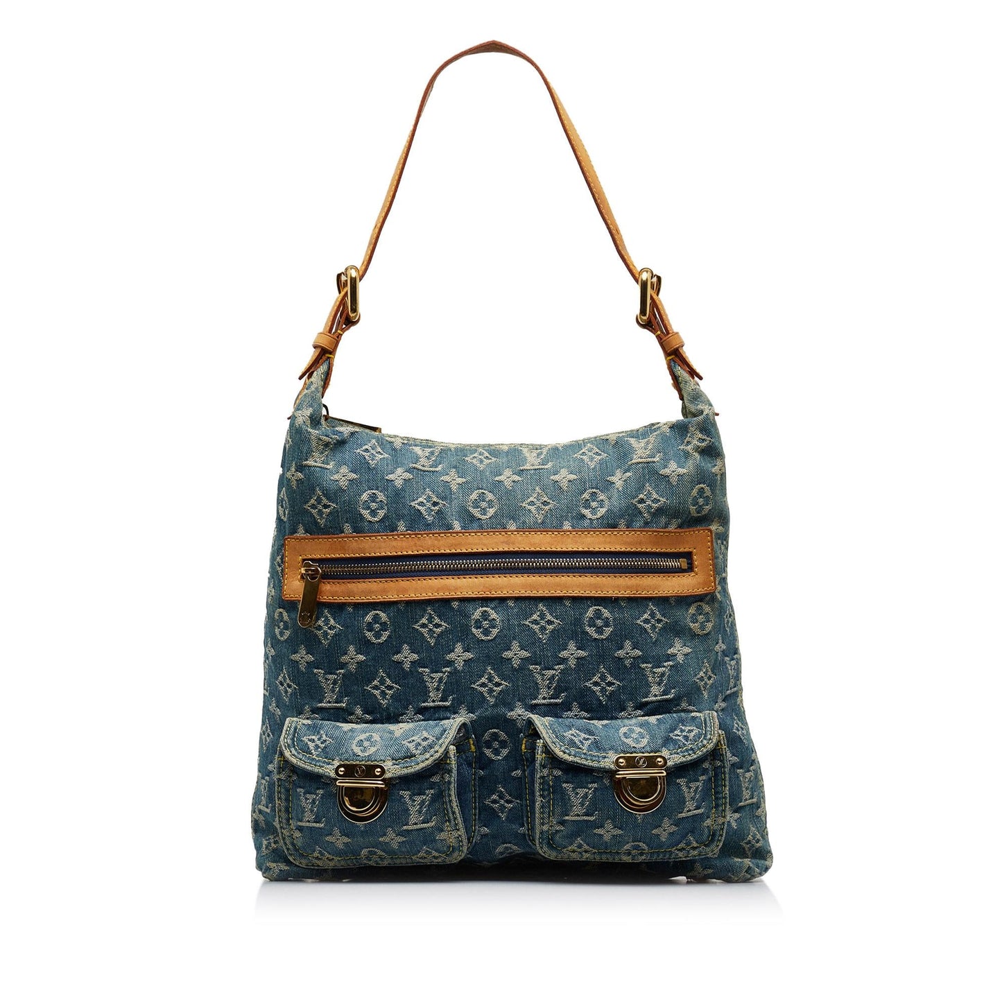 Louis Vuitton Monogram Denim Baggy GM (SHG-am0qwq)