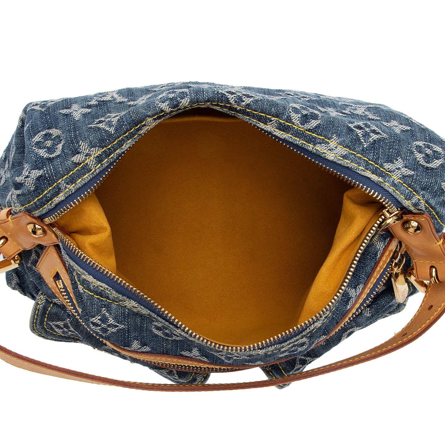 Louis Vuitton Monogram Denim Baggy PM Shoulder Bag (SHF-ryLUhk)
