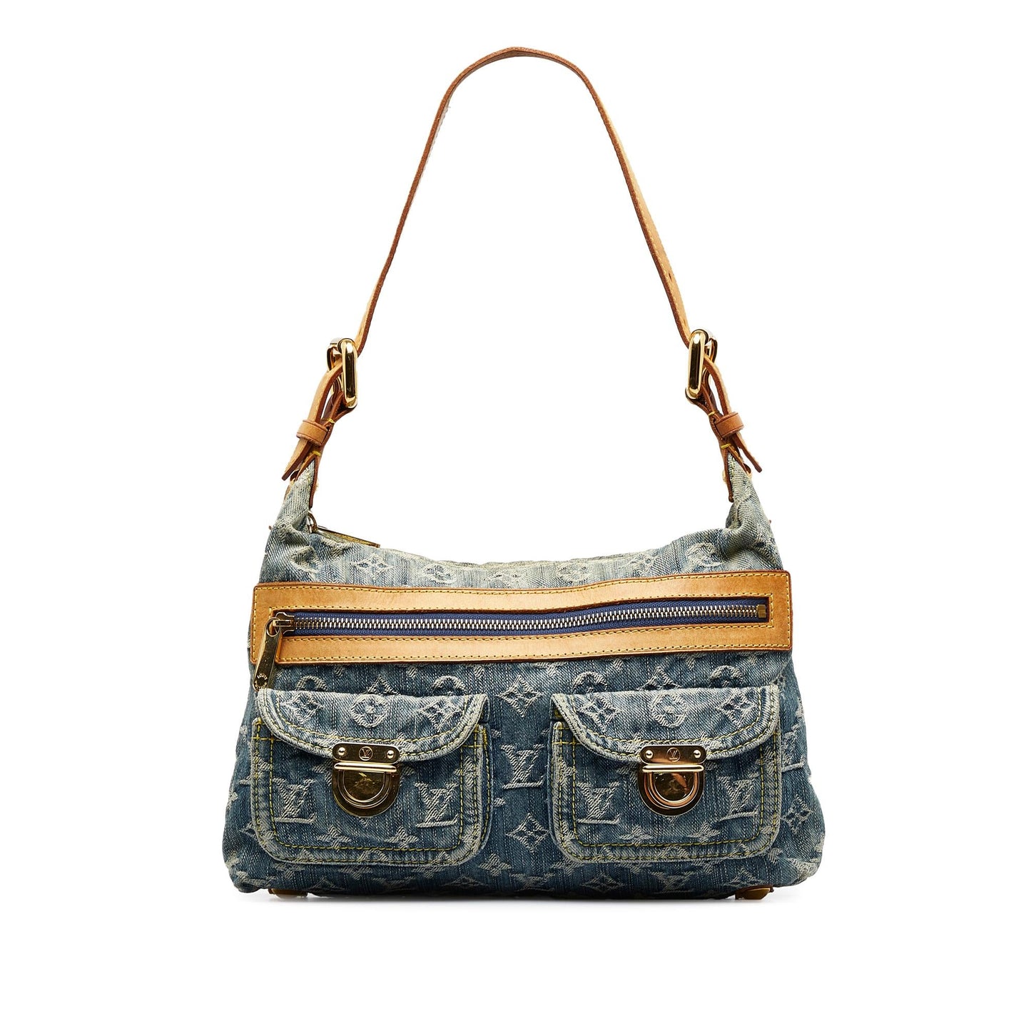 Louis Vuitton Monogram Denim Baggy PM (SHG-nVFqlb)