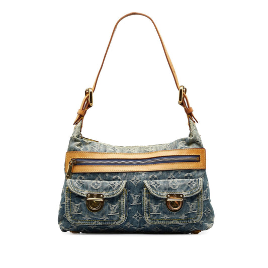 Louis Vuitton Monogram Denim Baggy PM (SHG-nVFqlb)