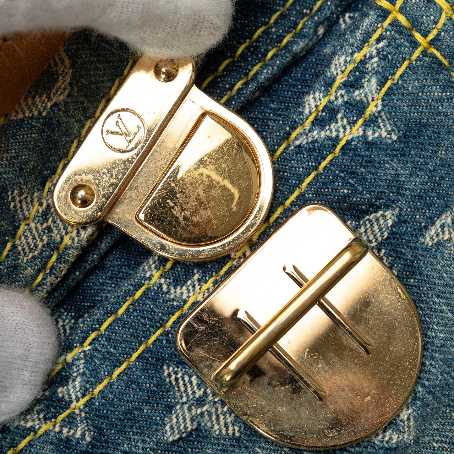 Louis Vuitton Monogram Denim Baggy PM (SHG-OwYEz8)