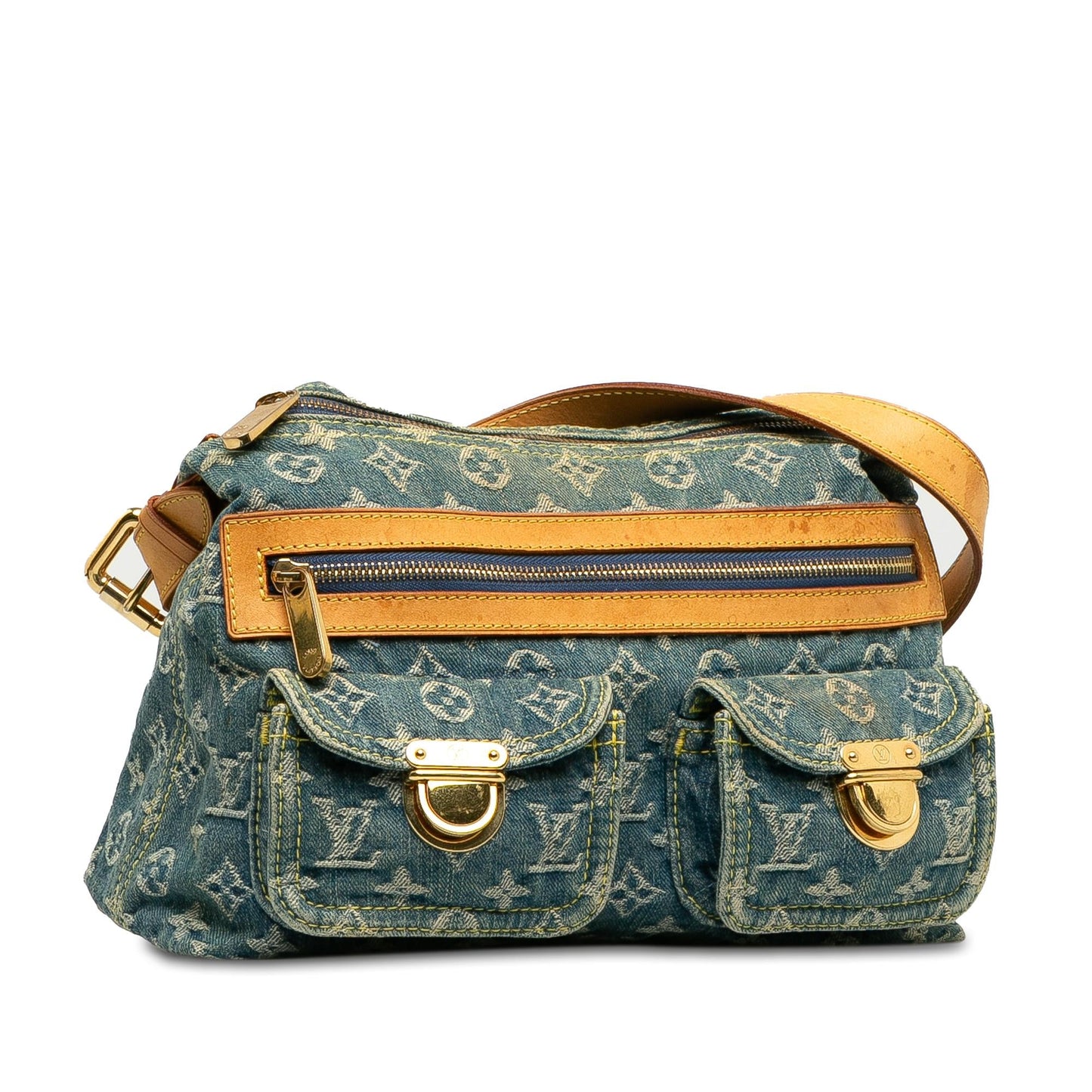 Louis Vuitton Monogram Denim Baggy PM (SHG-OwYEz8)