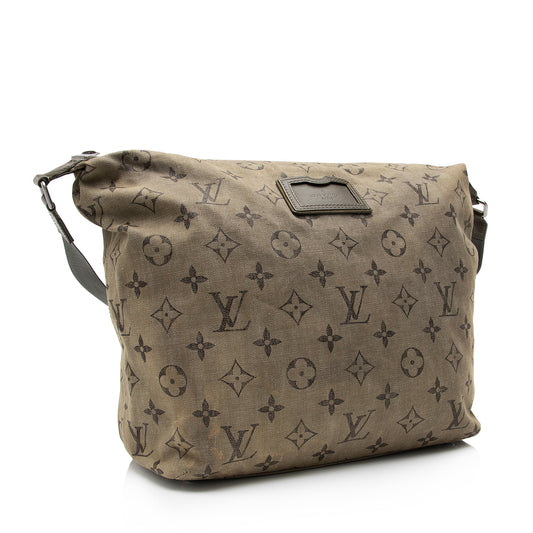 Louis Vuitton Monogram Denim Impression Besace GM Messenger Bag (SHF-23675)