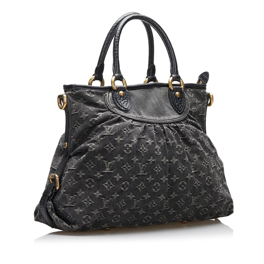 Louis Vuitton Monogram Denim Neo Cabby MM (SHG-Wzstmq)