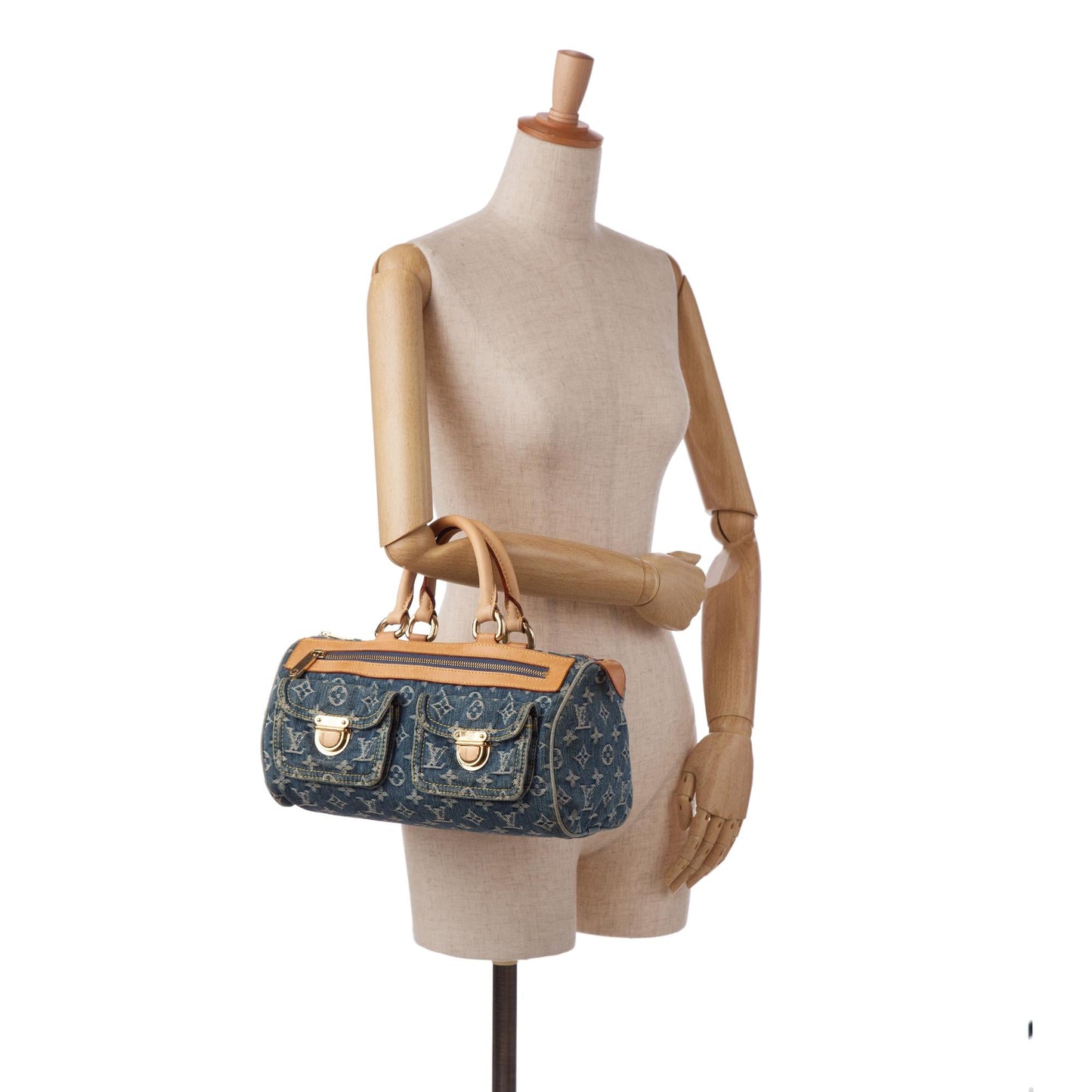 Louis Vuitton Monogram Denim Neo Speedy 30 (SHG-z61XvM)