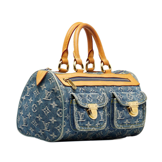 Louis Vuitton Monogram Denim Neo Speedy 30 (SHG-zrHFSO)
