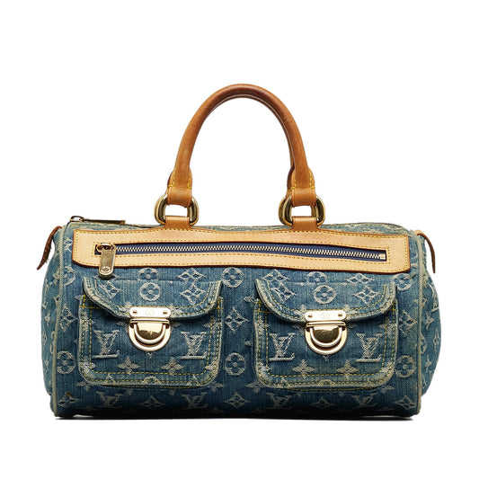 Louis Vuitton Monogram Denim Neo Speedy 30 (SHG-QNaAzn)