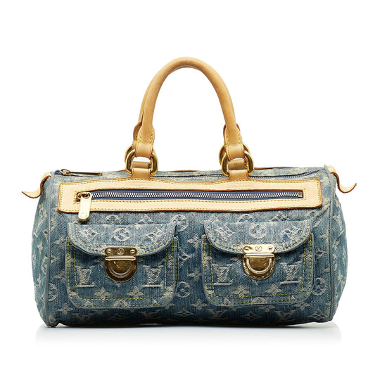 Louis Vuitton Monogram Denim Neo Speedy 30 (SHG-QgCgr2)