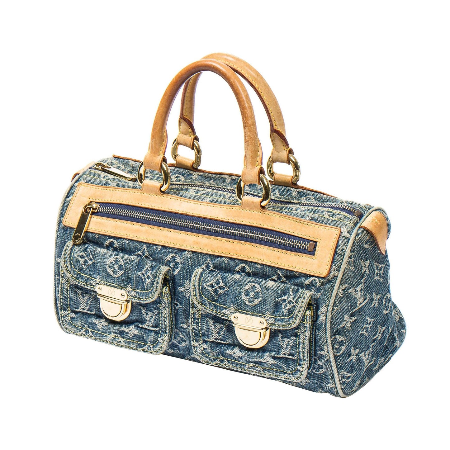 Louis Vuitton Monogram Denim Neo Speedy 30 (SHG-GgKeVV)