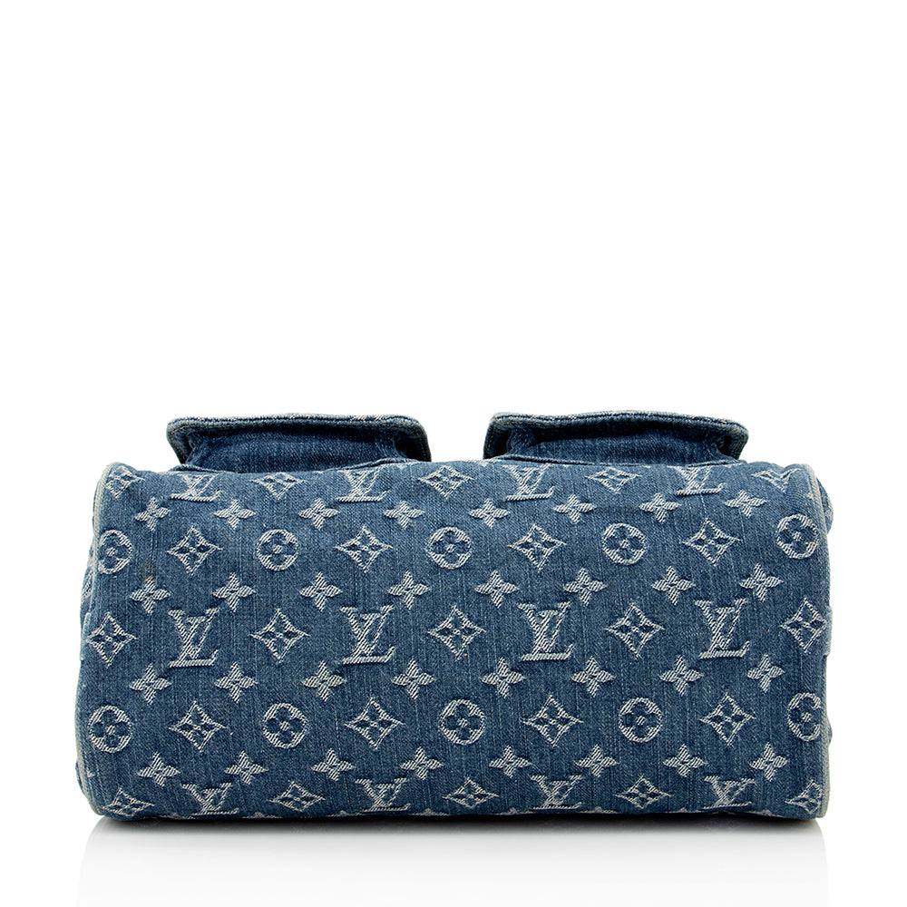 Louis Vuitton Monogram Denim Neo Speedy Satchel -  (SHF-20203)