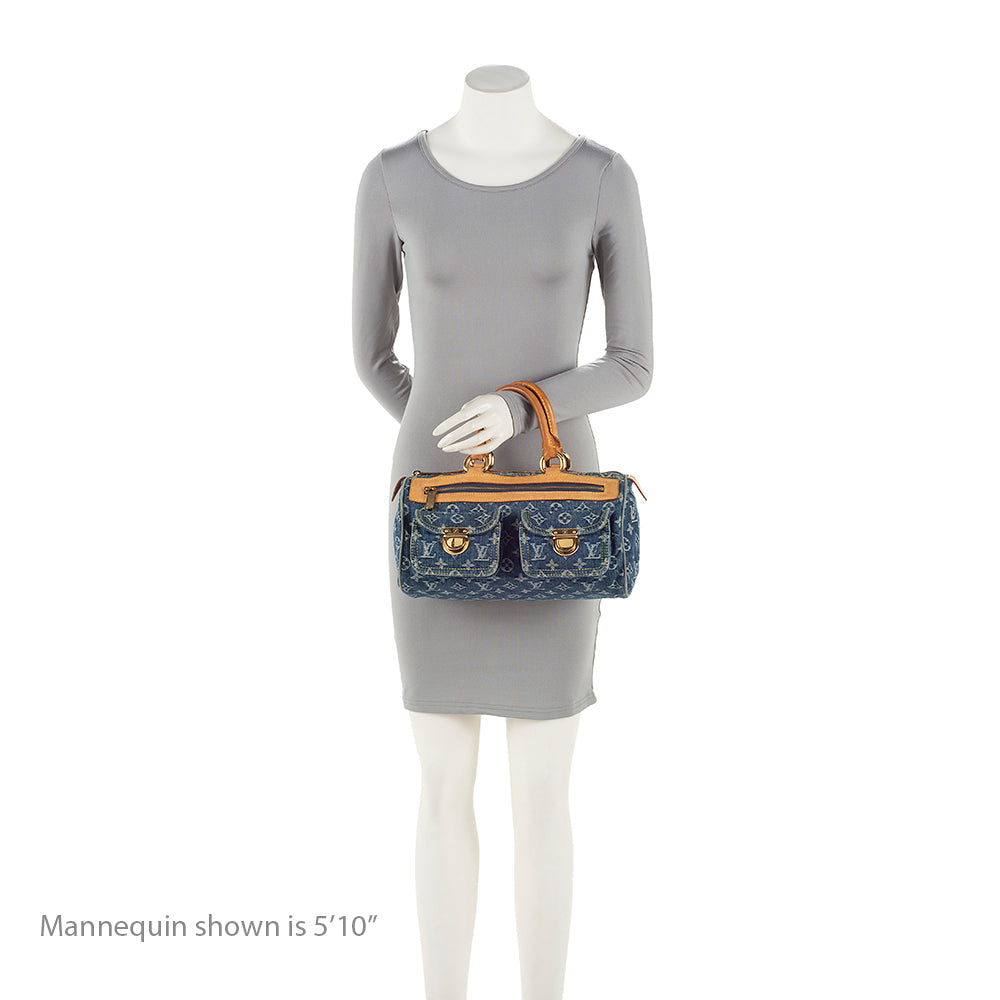 Louis Vuitton Monogram Denim Neo Speedy Satchel -  (SHF-20203)