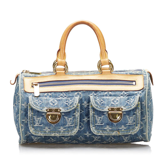 Louis Vuitton Monogram Denim Neo Speedy (SHG-YkmMty)