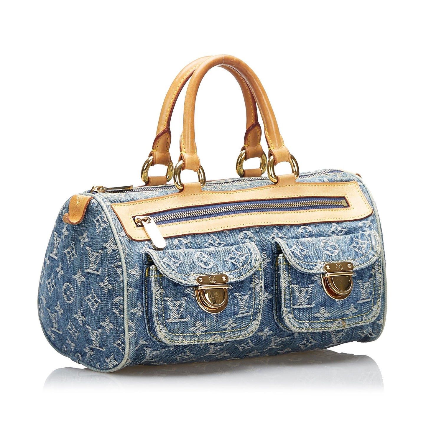 Louis Vuitton Monogram Denim Neo Speedy (SHG-YkmMty)
