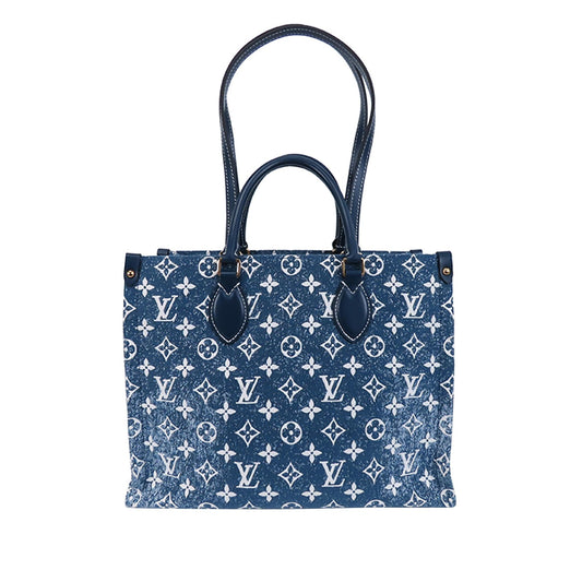 Louis Vuitton Monogram Denim Onthego MM (SHG-zqLHQZ)
