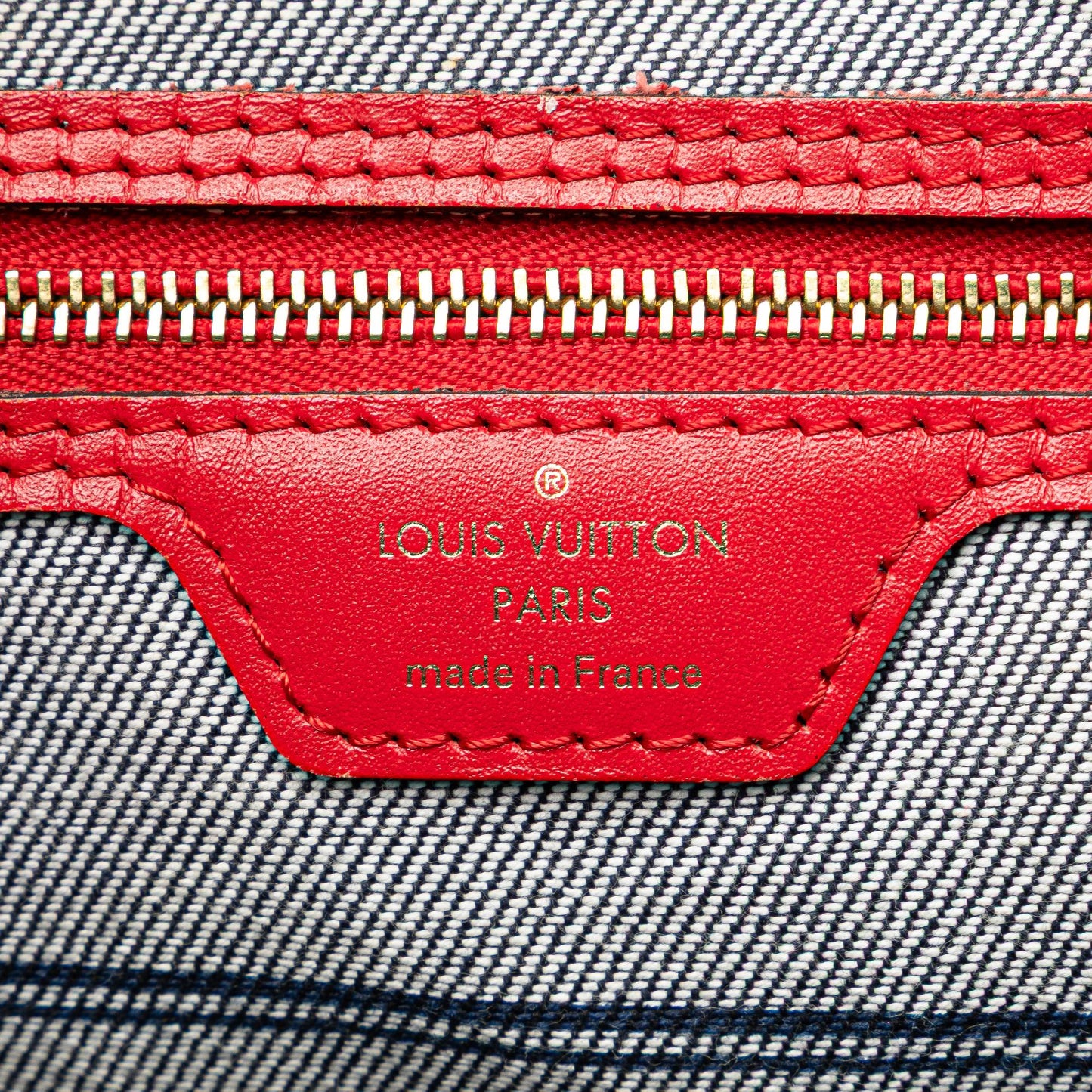 Louis Vuitton Monogram Denim Patchwork Neverfull MM
