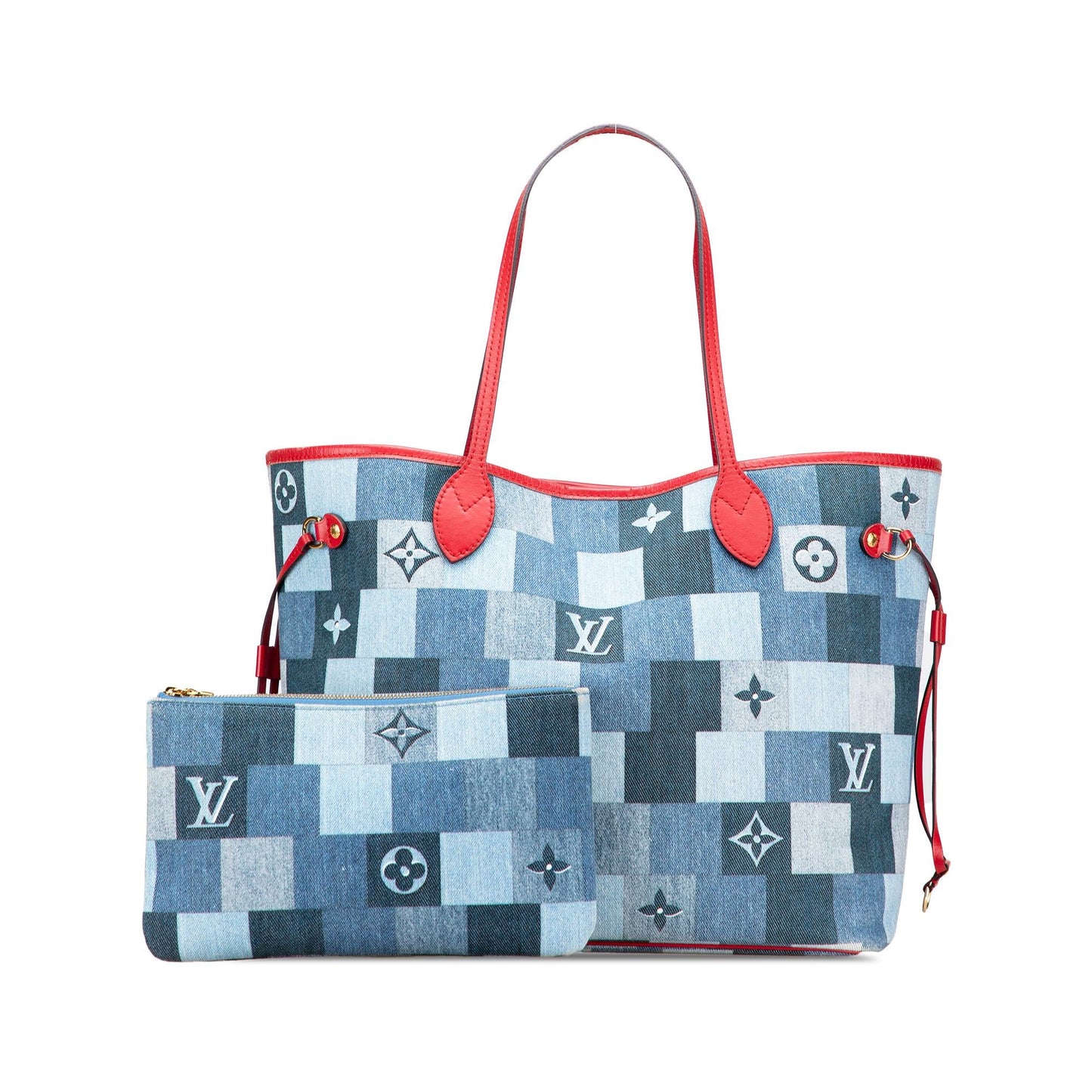 Louis Vuitton Monogram Denim Patchwork Neverfull MM