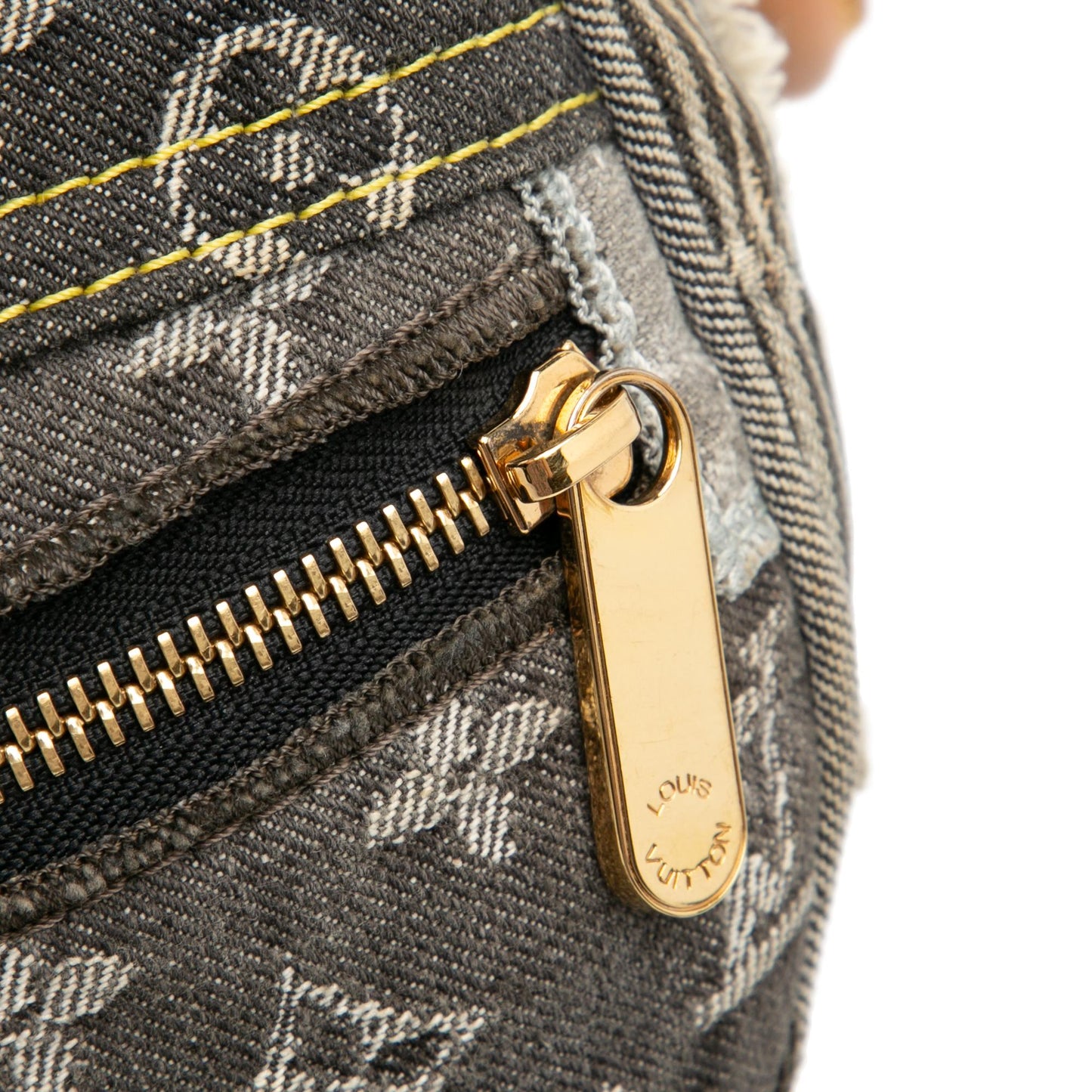 Louis Vuitton Monogram Denim Patchwork Speedy 30 (SHG-YfaOqi)