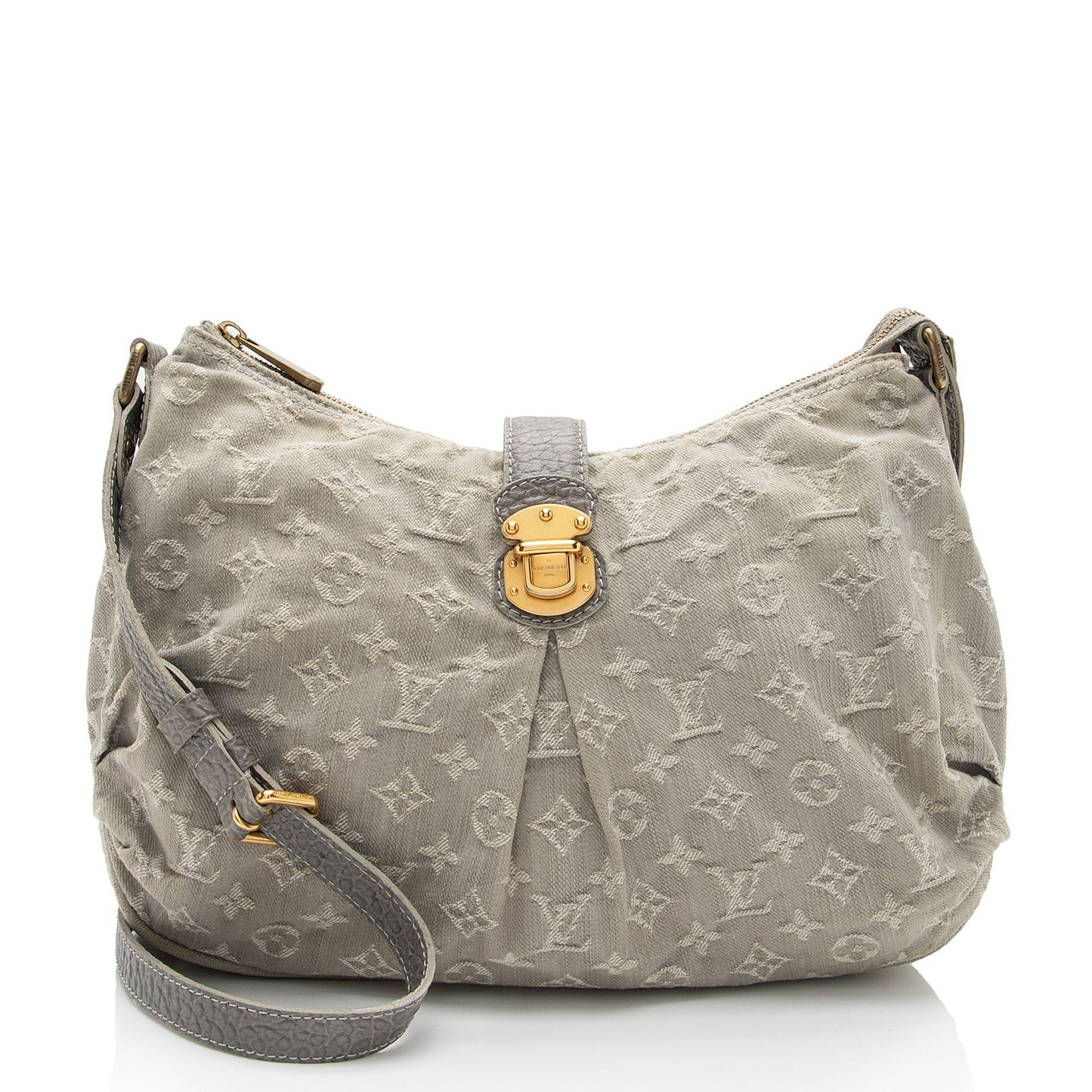 Louis Vuitton Monogram Denim Slightly Shoulder Bag (SHF-1Y05lC)