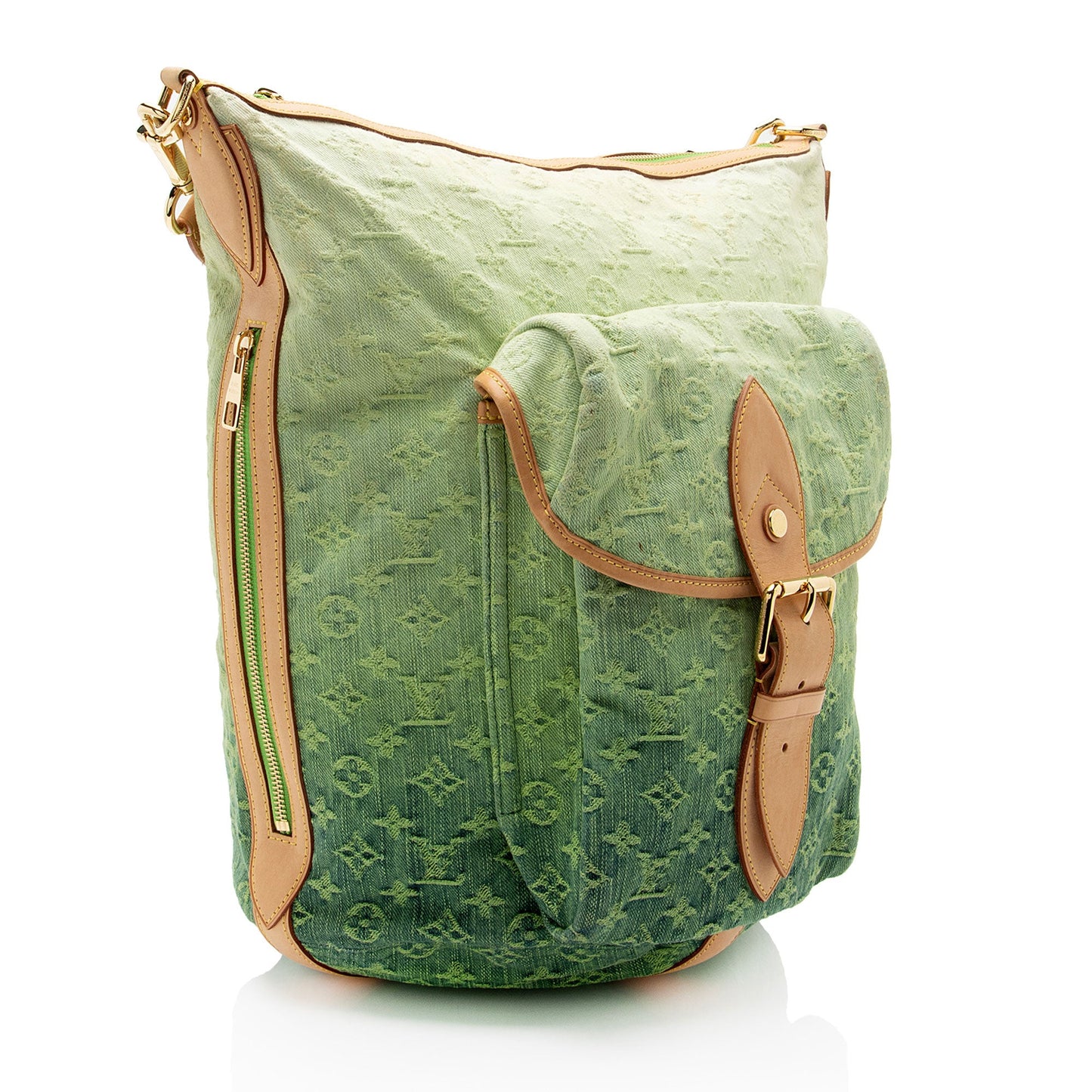 Louis Vuitton Monogram Denim Sunburst PM Shoulder Bag (SHF-P5f2fH)
