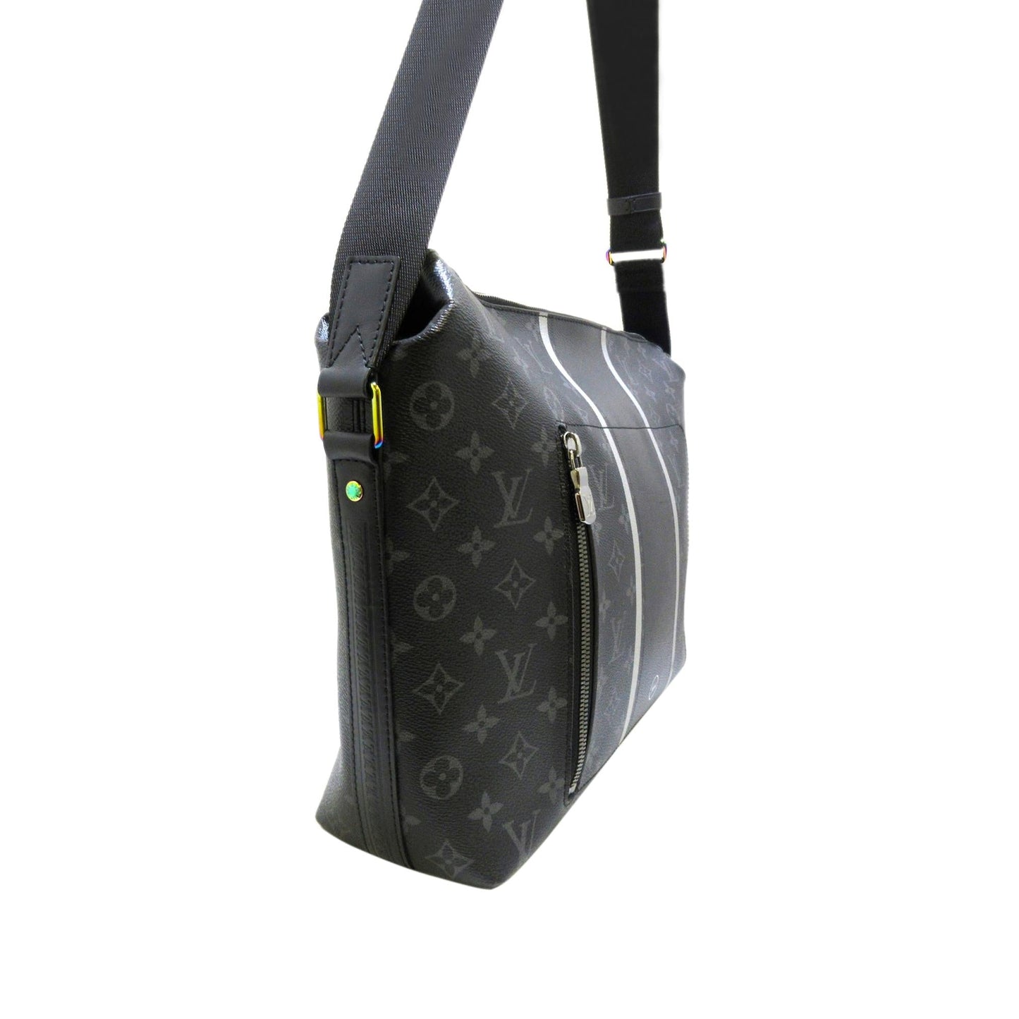 Louis Vuitton Monogram Eclipse Apollo Messenger MM (SHG-36944)