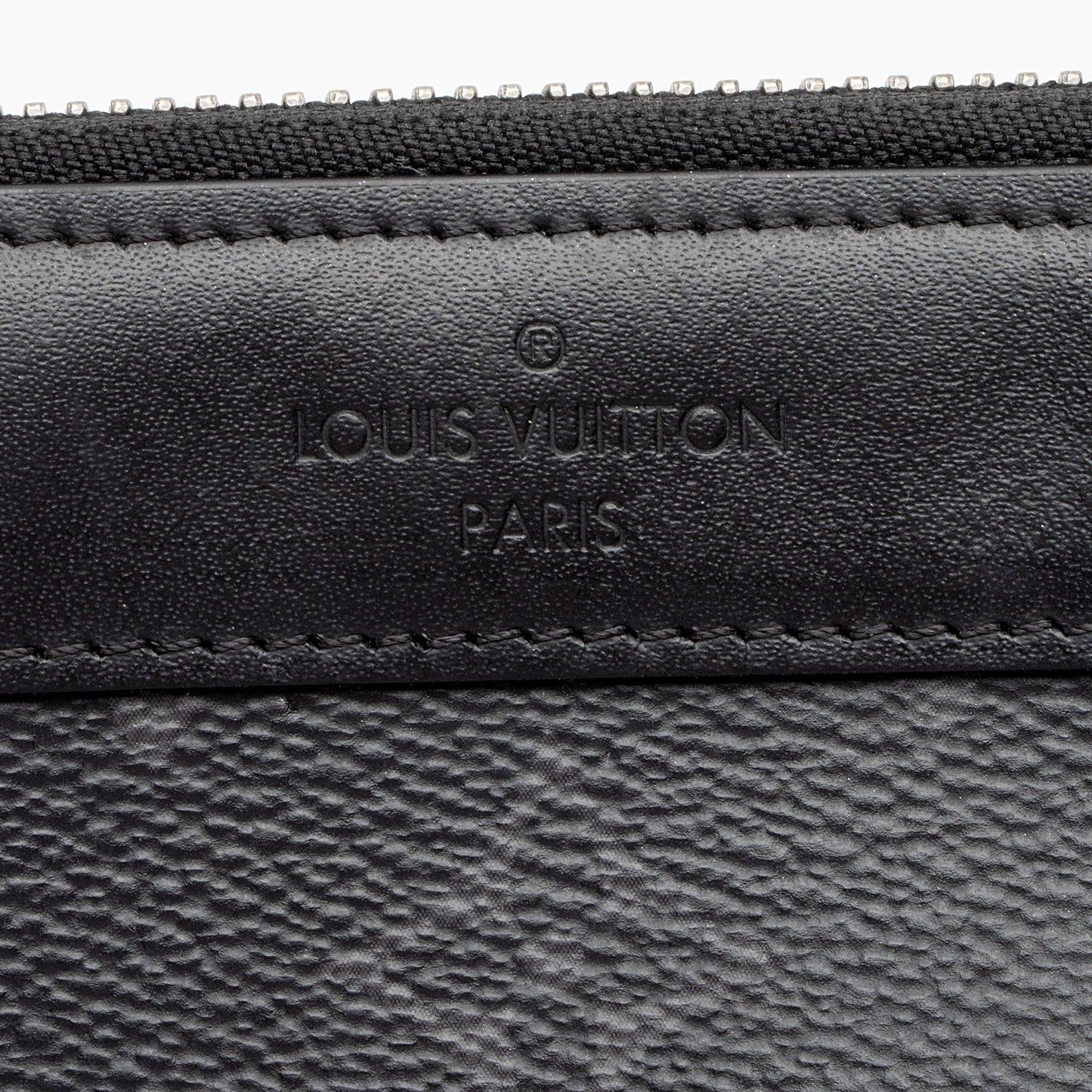 Louis Vuitton Monogram Eclipse Discovery PM Pochette (SHF-ZnpcOA)