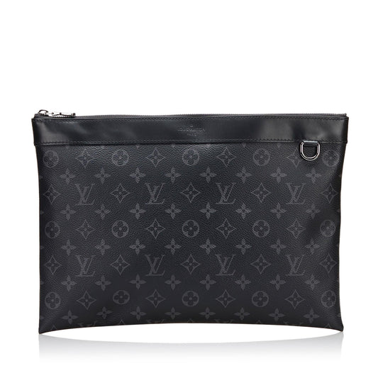 Louis Vuitton Monogram Eclipse Discovery Pochette (SHG-36519)