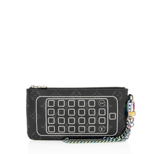 Louis Vuitton Monogram Eclipse Flash Fragment Pouch
