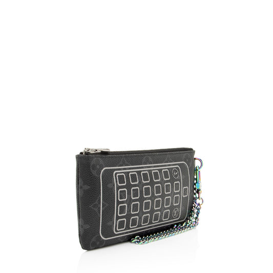 Louis Vuitton Monogram Eclipse Flash Fragment Pouch