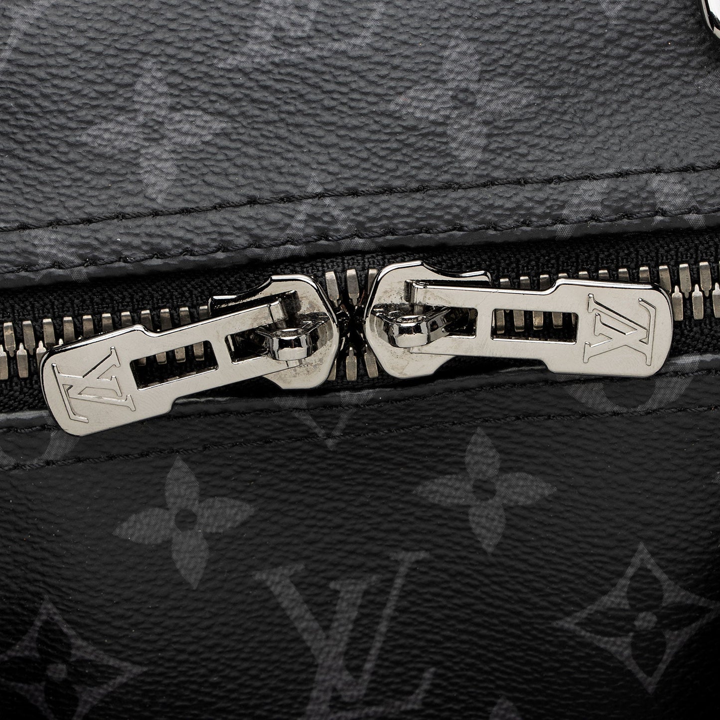 Louis Vuitton Monogram Eclipse Keepall 55 Bandouliere Duffle Bag (SHF-34JbTV)