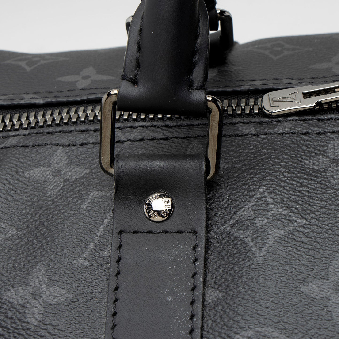 Louis Vuitton Monogram Eclipse Keepall Bandouliere 55 Duffle
