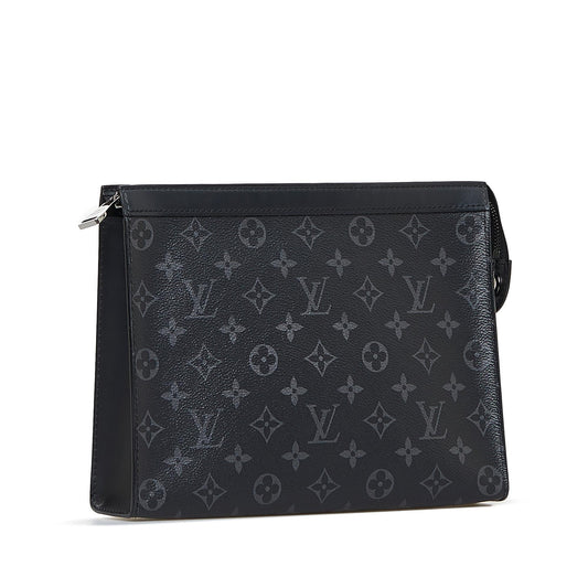 Louis Vuitton Monogram Eclipse Pochette Voyage MM (SHG-s1vW8V)