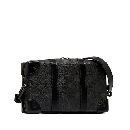 Louis Vuitton Monogram Eclipse Soft Trunk Wallet Crossbody (SHG-5AlnAH)