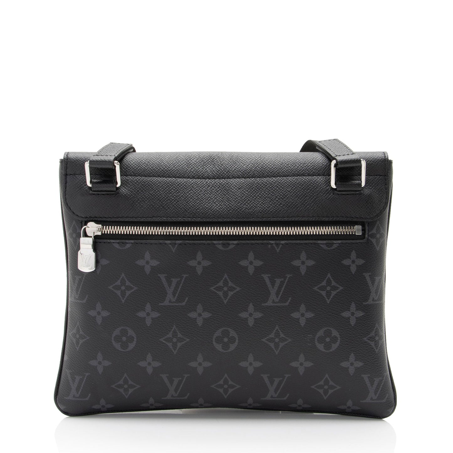 Louis Vuitton Monogram Eclipse Taiga Leather Outdoor Flap Messenger (SHF-gVKeRb)
