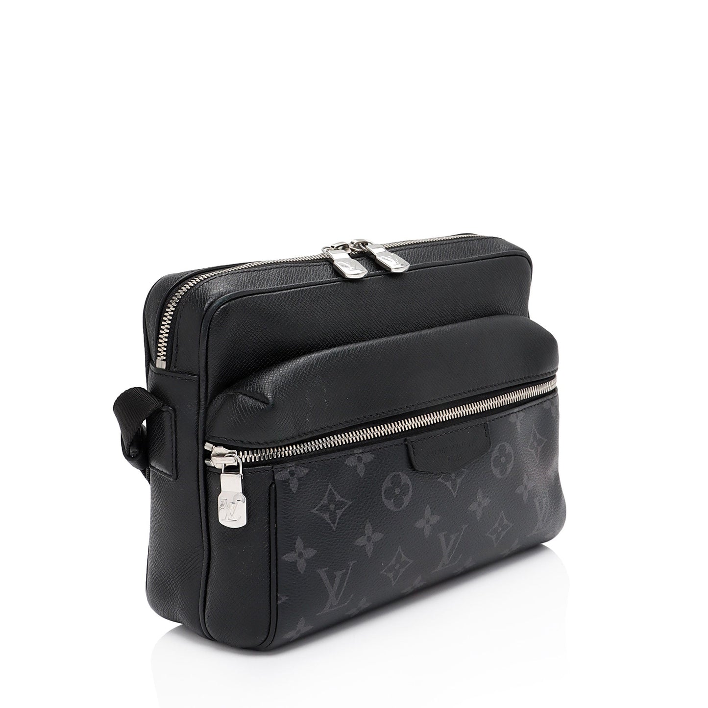 Louis Vuitton Monogram Eclipse Taiga Leather Outdoor Messenger Bag (SHF-yvJahI)