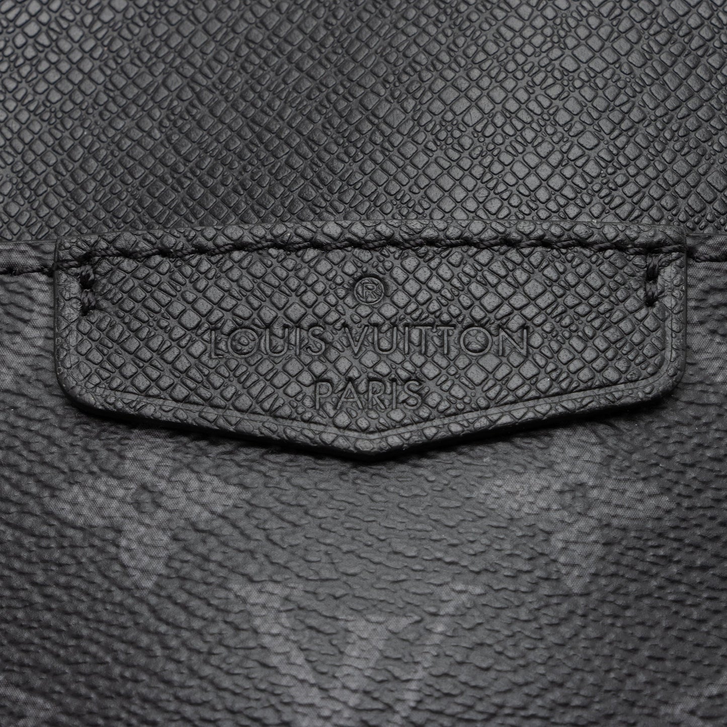 Louis Vuitton Monogram Eclipse Taiga Leather Taigarama Outdoor Sling Bag (SHF-23939)