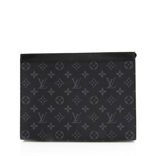 Louis Vuitton Monogram Eclipse Voyage MM Pochette (SHF-19476)