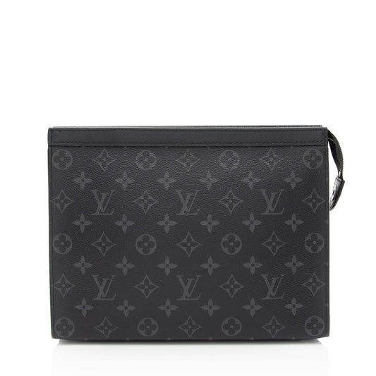 Louis Vuitton Monogram Eclipse Voyage MM Pochette (SHF-naXUvB)