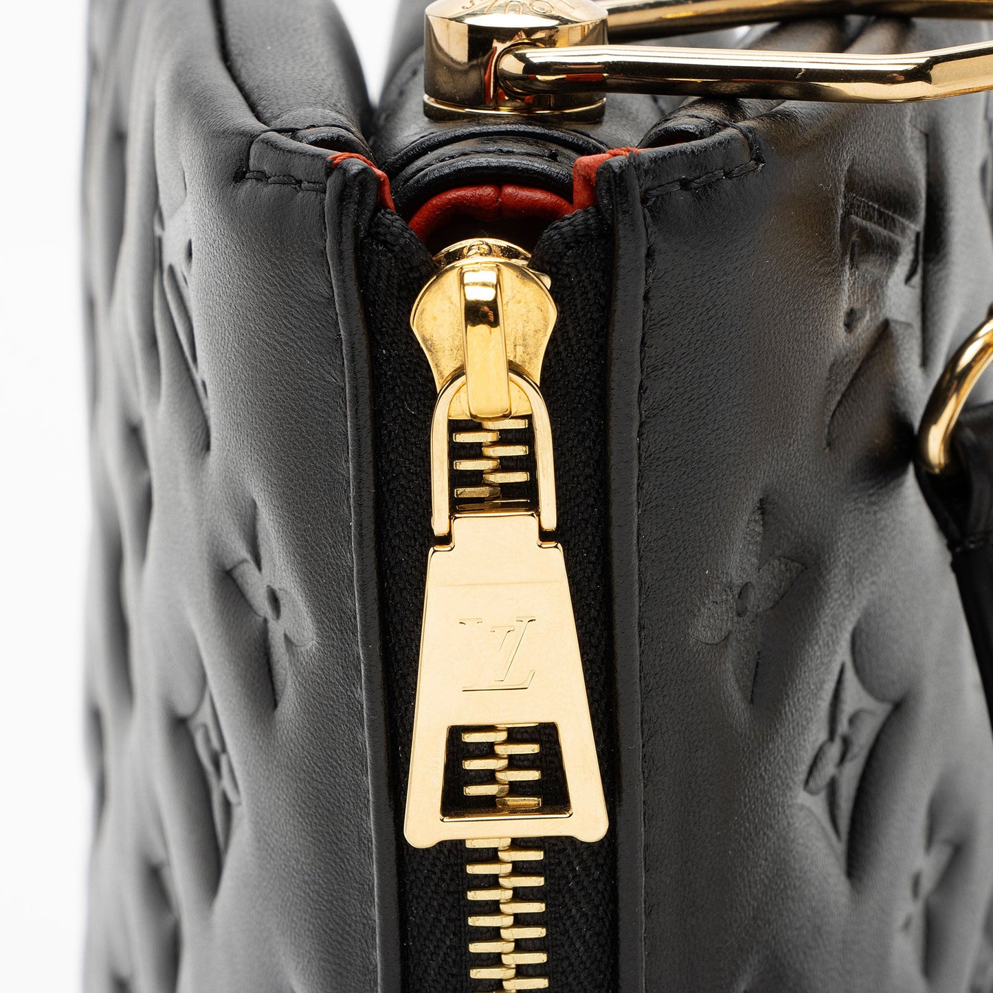 Louis Vuitton Monogram Embossed Lambskin Coussin BB Shoulder Bag