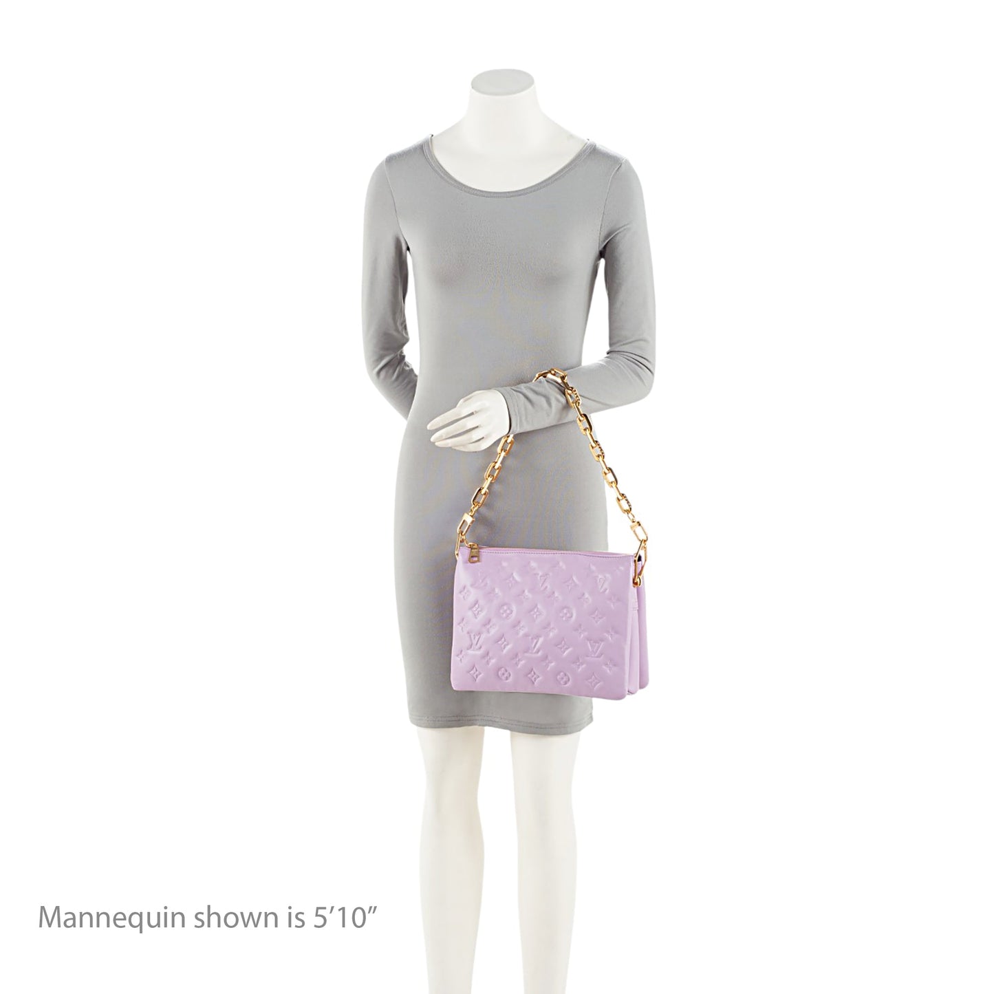Louis Vuitton Monogram Embossed Lambskin Coussin PM Shoulder Bag