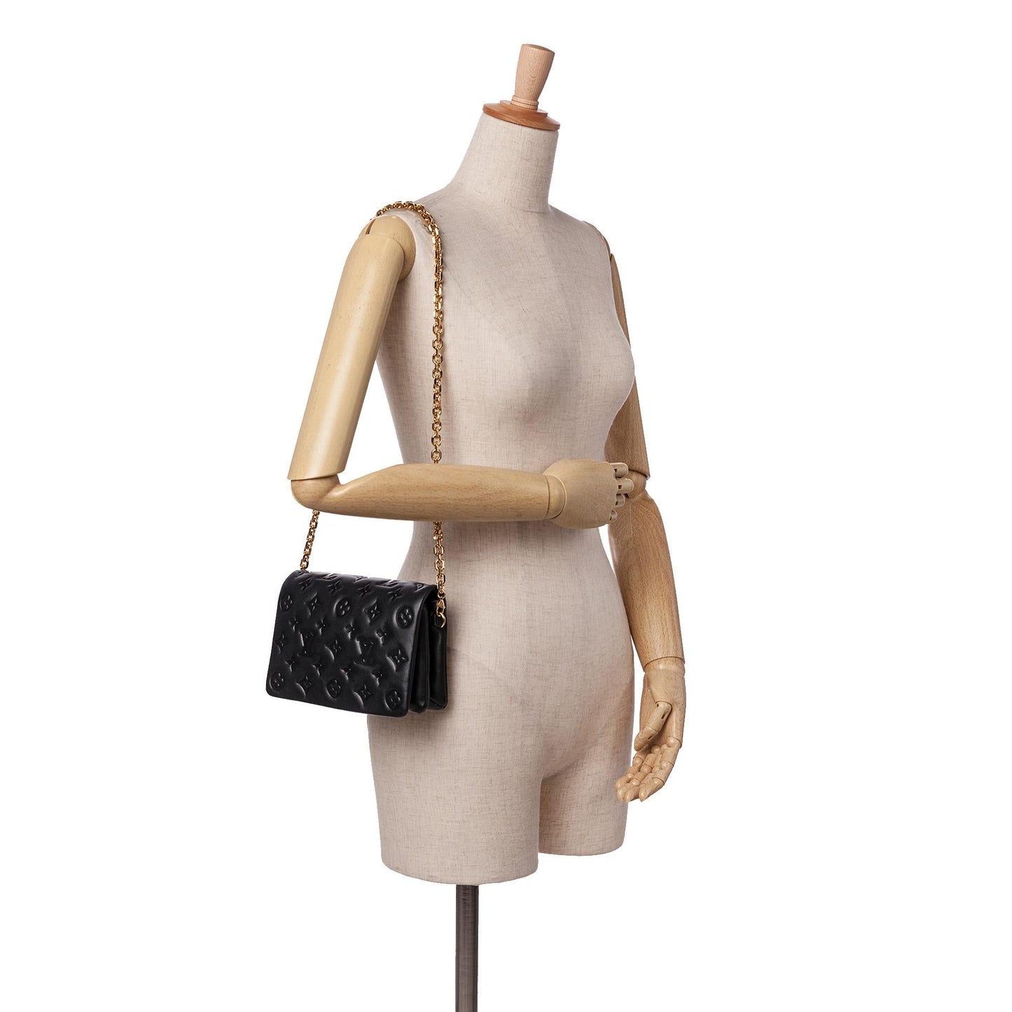 Louis Vuitton Monogram Embossed Pochette Coussin