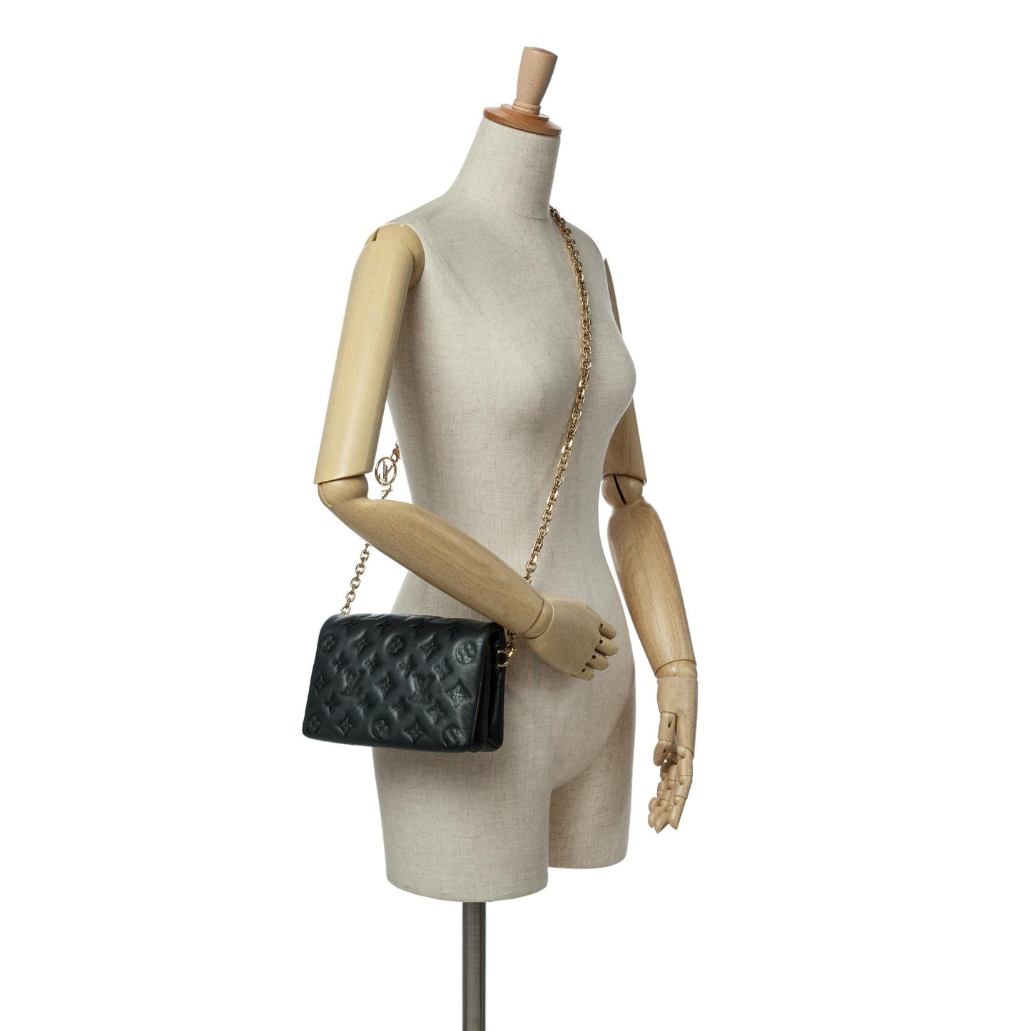 Louis Vuitton Monogram Embossed Pochette Coussin