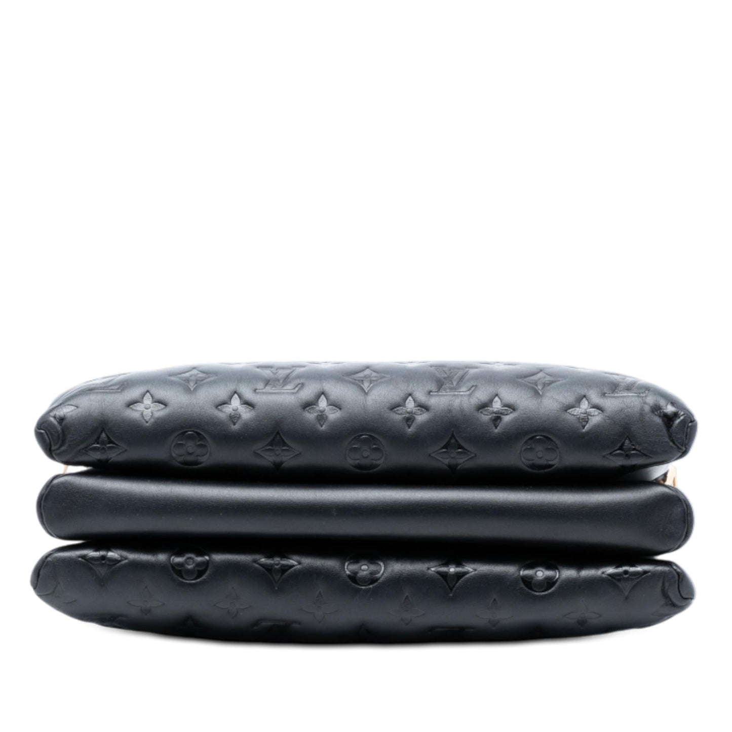 Louis Vuitton Monogram Embossed Puffy Lambskin Coussin MM