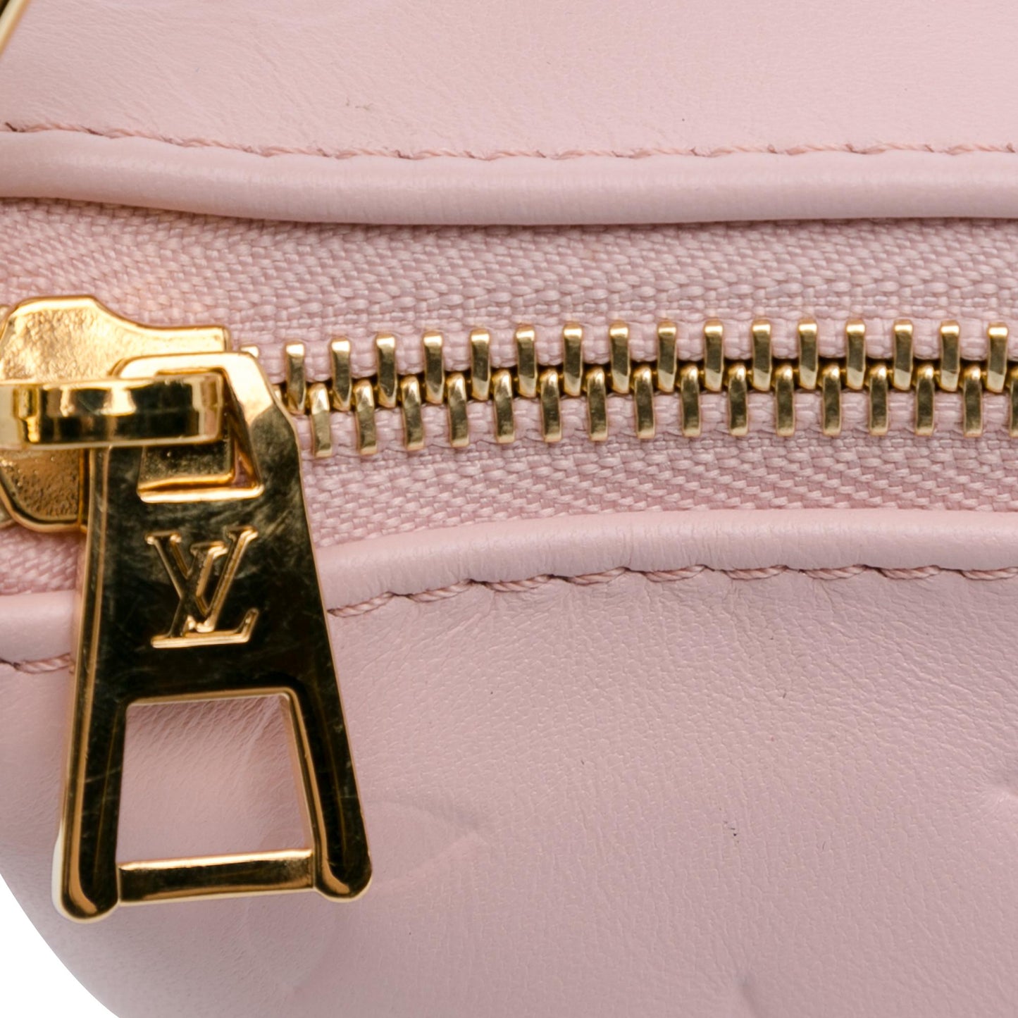 Louis Vuitton Monogram Embossed Puffy Lambskin Coussin PM