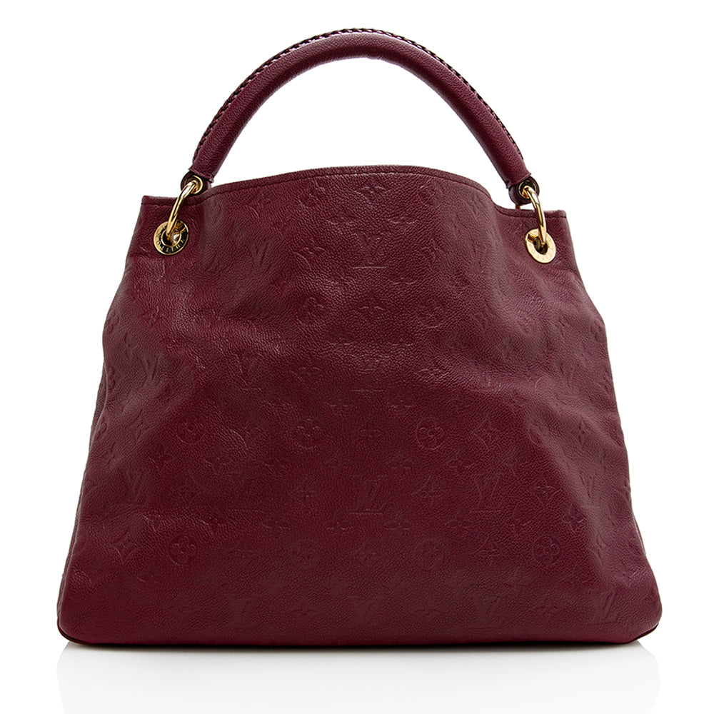 Louis Vuitton Monogram Empreinte Artsy MM Shoulder Bag (SHF-20975)