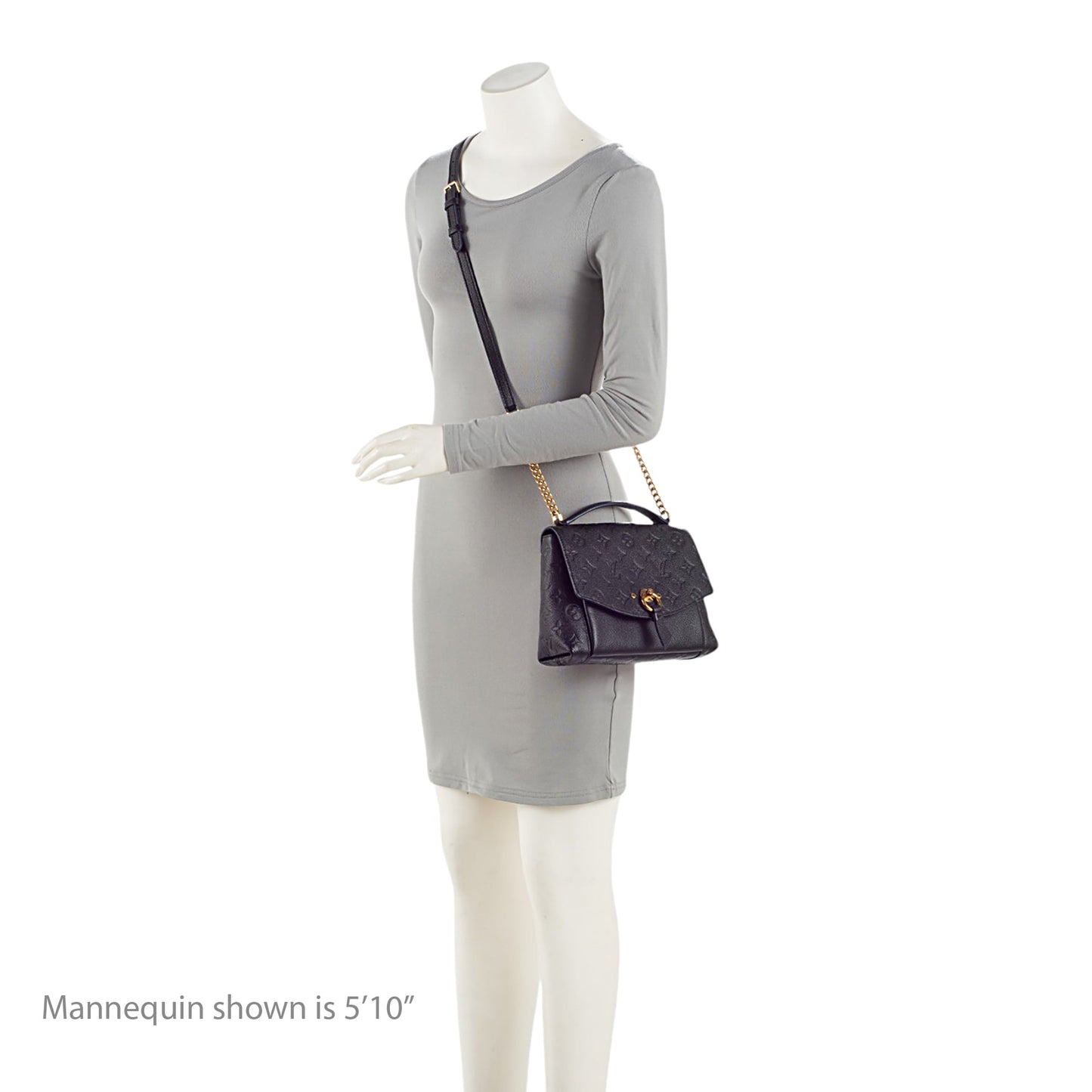 Louis Vuitton Monogram Empreinte Blanche BB Satchel (SHF-W53KXR)